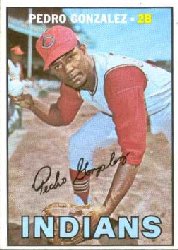 1967 Topps Baseball Cards      424     Pedro Gonzalez